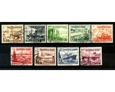 1937 - GERMANIA REICH - SOCCORSO INVERNALE 9v. - USATI - LOTTO/37499 1937 - GERMANIA REICH - SOCCORSO INVERNALE 9v. - USATI - LOTTO/37499