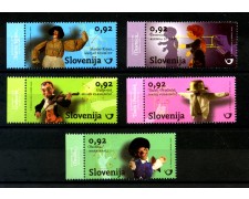2010 - SLOVENIA - TEATRO DELLE MARIONETTE  5v. - NUOVI - LOTTO/34454