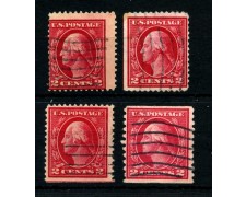 1910/1914 - STATI UNITI - LOTTO/43565 - 2 Cent. WASHINGTON 1910/1914 - STATI UNITI - LOTTO/43565 - 2 Cent. WASHINGTON