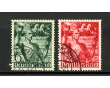 1938 - GERMANIA REICH - REGIME 2v. - USATI - LOTTO/37504 1938 - GERMANIA REICH - REGIME 2v. - USATI - LOTTO/37504