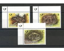 2010 - SLOVENIA -  RETTILI 3v. - NUOVi - LOTTO/34458