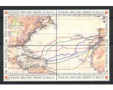 1992 - SOVRANO MILITARE DI MALTA - LOTTO/39235 - SCOPERTA AMERICA 4v. - NUOVI 1992 - SOVRANO MILITARE DI MALTA - LOTTO/39235 - SCOPERTA AMERICA 4v. - NUOVI