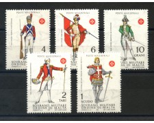 1971 - SOVRANO MILITARE DI MALTA - ANTICHE UNIFORMI 5v. NUOVI - LOTTO/32237 1971 - SOVRANO MILITARE DI MALTA - ANTICHE UNIFORMI 5v. NUOVI - LOTTO/32237