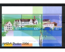 2006 - SVIZZERA - NABA 2006 - FOGLIETTO - NUOVO - LOTTO/37473 2006 - SVIZZERA - NABA 2006 - FOGLIETTO - NUOVO - LOTTO/37473