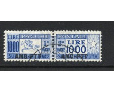 1954 - TRIESTE A - LOTTO/40379 - 1000 LIRE PACCHI POSTALI CAVALLINO - USATO 1954 - TRIESTE A - LOTTO/40379 - 1000 LIRE PACCHI POSTALI CAVALLINO - USATO