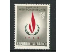 1968 - AUSTRIA - LOTTO/42567 - DIRITTI DELL'UOMO - NUOVO 1968 - AUSTRIA - LOTTO/42567 - DIRITTI DELL'UOMO - NUOVO