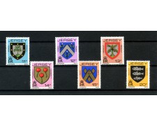 1981 - JERSEY - STEMMI POSTA ORDINARIA 6v. - NUOVI - LOTTO/32508 1981 - JERSEY - STEMMI POSTA ORDINARIA 6v. - NUOVI - LOTTO/32508