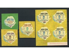 1963 - SIERRA LEONE - LOTTO/47937 - JOHN F. KENNEDY - 7V. NUOVI AUTOADESIVI 1963 - SIERRA LEONE - LOTTO/47937 - JOHN F. KENNEDY - 7V. NUOVI AUTOADESIVI