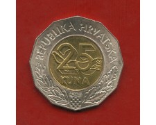 1997 - CROAZIA - 25 KUNA BICOLORE REGIONE DANUBIO - LOTTO/M30688 1997 - CROAZIA - 25 KUNA BICOLORE REGIONE DANUBIO - LOTTO/M30688