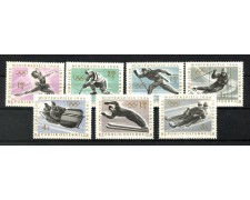 1964 - AUSTRIA - LOTTO/42553 - OLIMPIADI INVERNALI 7v. - NUOVI 1964 - AUSTRIA - LOTTO/42553 - OLIMPIADI INVERNALI 7v. - NUOVI