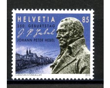 2010 - SVIZZERA - LOTTO/37739 - JOHANN PETER HEBEL - NUOVO