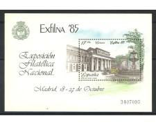 1985 - SPAGNA - ESPOSIZIONE EXFILNA 85 - FOGLIETTO NUOVO - LOTTO/35751