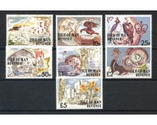 1976 - ISOLA DI MAN - FRANCOBOLLI FISCALI 7v. - NUOVI - LOTTO/32514 1976 - ISOLA DI MAN - FRANCOBOLLI FISCALI 7v. - NUOVI - LOTTO/32514