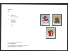 2009 - SVIZZERA - LOTTO/37722F - NATALE 3v. - NUOVI - FOLDER