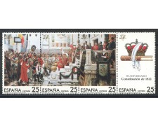1987 - SPAGNA - 175° DELLA COSTITUZIONE 4v. - NUOVI - LOTTO/35753