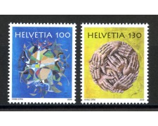 2009 - SVIZZERA - LOTTO/37605 - HANS ERNI 2v.- NUOVI 