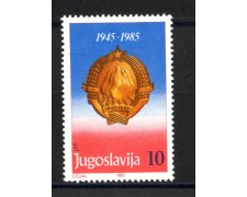 1985 - JUGOSLAVIA - LOTTO/38370 - ANNIVERSARIO DELLA REPUBBLICA - NUOVO 1985 - JUGOSLAVIA - LOTTO/38370 - ANNIVERSARIO DELLA REPUBBLICA - NUOVO