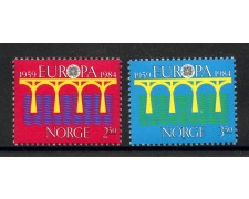 1984 - LOTTO/41281 - NORVEGIA - EUROPA 2v. - NUOVI 1984 - LOTTO/41281 - NORVEGIA - EUROPA 2v. - NUOVI