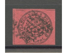 1867 - STATO PONTIFICIO - LOTTO/40267 - 20 Cent. ROSSO BRUNO - USATO 1867 - STATO PONTIFICIO - LOTTO/40267 - 20 Cent. ROSSO BRUNO - USATO