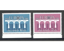 1984 - LOTTO/41282 - ISLANDA - EUROPA 2v. - NUOVI 1984 - LOTTO/41282 - ISLANDA - EUROPA 2v. - NUOVI