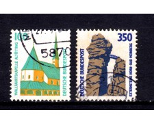 1989 - GERMANIA FEDERALE - MONUMENTI CELEBRI 2v. - USATI - LOTTO/31308U 1989 - GERMANIA FEDERALE - MONUMENTI CELEBRI 2v. - USATI - LOTTO/31308U