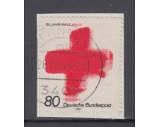 1988 - GERMANIA FEDERALE - 125° DELLA CROCE ROSSA - USATO - LOTTO/31315U