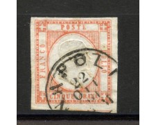 1861 - PROVINCE NAPOLETANE - LOTTO/40232 - 5 Grana ROSSO VERMIGLIO - USATO 1861 - PROVINCE NAPOLETANE - LOTTO/40232 - 5 Grana ROSSO VERMIGLIO - USATO