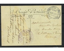 1919 - FRANCIA - LOTTO/42425 - CARTOLINA IN FRANCHIGIA DEL CORPO DI SPEDIZIONE AMERICANO 1919 - FRANCIA - LOTTO/42425 - CARTOLINA IN FRANCHIGIA DEL CORPO DI SPEDIZIONE AMERICANO