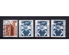 1988 - GERMANIA FEDERALE - MONUMENTI 4v. - USATI - LOTTO/31328U 1988 - GERMANIA FEDERALE - MONUMENTI 4v. - USATI - LOTTO/31328U