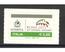2012 - REPUBBLICA - INTERPOL - NUOVO - LOTTO/37170