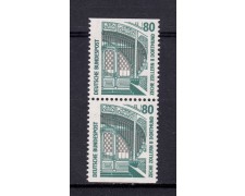 1987 - GERMANIA FEDERALE - 80p. MONUMENTI - COPPIA VERTICALE - NUOVI - LOTTO/31331 1987 - GERMANIA FEDERALE - 80p. MONUMENTI - COPPIA VERTICALE - NUOVI - LOTTO/31331