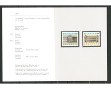 1990 - SVIZZERA - LOTTO/43415F - EUROPA 2v. NUOVI SU FOLDER DELLE POSTE 1990 - SVIZZERA - LOTTO/43415F - EUROPA 2v. NUOVI SU FOLDER DELLE POSTE