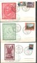 1969 - REPUBBLICA - LOTTO/47628A - MOSTRA FILATELICA MILANO 1969 - 3 BUSTE