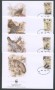 2000 - LOTTO/19348B - ISRAELE - VOLPE DI BLANFORD 4 FDC.