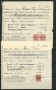 1929/44 - REGNO - LOTTO/47992 - INSIEME DI  9 RICEVUTE CON MARCHE DA BOLLO