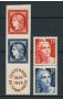 1949 - LOTTO/18652 - FRANCIA - CENTENARIO FRANCOBOLLO 4v. - LING.