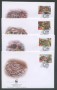 2002 - LOTTO/19385B - UCRAINA - SERPENTI COLUBRO LEOPARDINO 4 FDC.