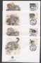 1996 - LOTTO/19311B - TAGIKISTAN - GATTO SELVATICO 4 FDC.
