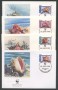 1990 - LOTTO/19317B - NEVIS -  STROMBO 4 FDC.