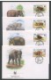 1997 - LOTTO/19328B - CAMBOGIA - ELEFANTE MALESE 4 FDC.