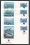 1993 - LOTTO/19259B - NIUE - DELFINI DEL PACIFICO  4 FDC.