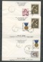 1974 - REPUBBLICA - FONTANE - 3 BUSTE FDC FILAGRANO VIAGGIATE - LOTTO/27462