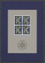 2000 - LOTTO/24344 - SVIZZERA - 90c. NATALE - QUARTINA SU FOLDER AUGURALE POSTE