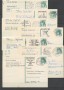 1978 - GERMANIA - LOTTO/48481 - INSIEME DI 40 CARTOLINE POSTALI CON ANNULLI DIFFERENTI