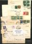 1944 - REP.SOCIALE- LUOGOTENENZA - LOTTO/48046 - INSIEME DI 8 BUSTE CO AFFRANCATURE  MULTIPLE