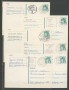 GERMANIA - LOTTO/47995 - INSIEME DI 16 CARTOLINE POSTALI CON ANNULLI DIFFERENTI