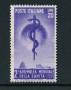 1949 - LOTTO/24573 - REPUBBLICA - 20 LIRE ORGANIZZAZIONE DELLA SANITA' - NUOVO