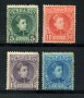 1901 - LOTTO/18673 - SPAGNA - EFFIGIE RE ALFONSO  4v. NUOVI SENZA GOMMA