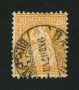 1862 - LOTTO/16324B - SVIZZERA - 20c. ARANCIO HELVETIA - USATO
