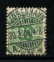 1907 - LOTTO/20516 - DANIMARCA - 20 ORE FRANCOBOLLO GIORNALI - USATO